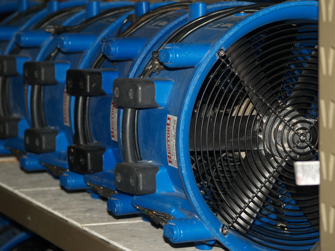 Professional restoration equipment